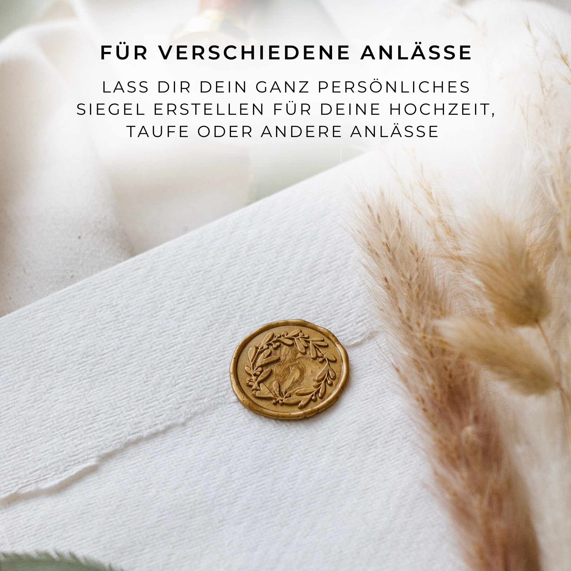 Siegelstempel Olivenkranz