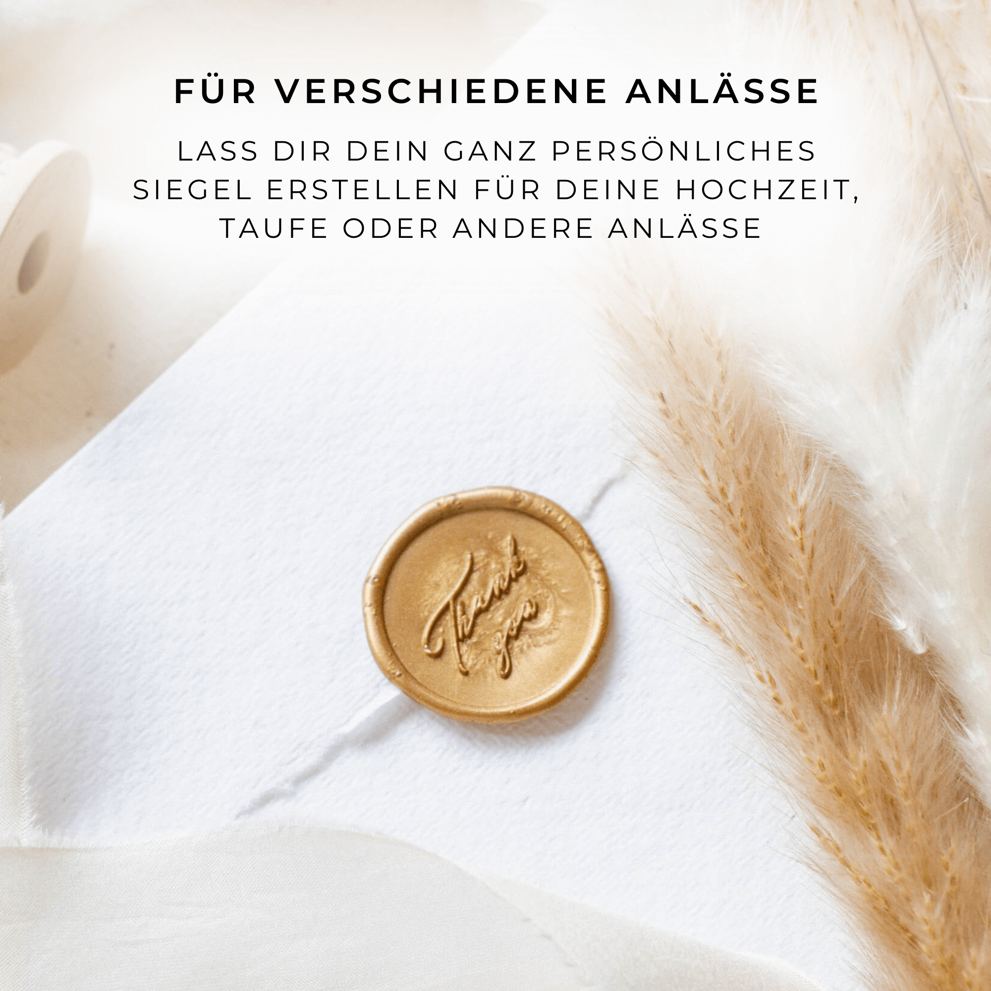 Siegelstempel Thank you