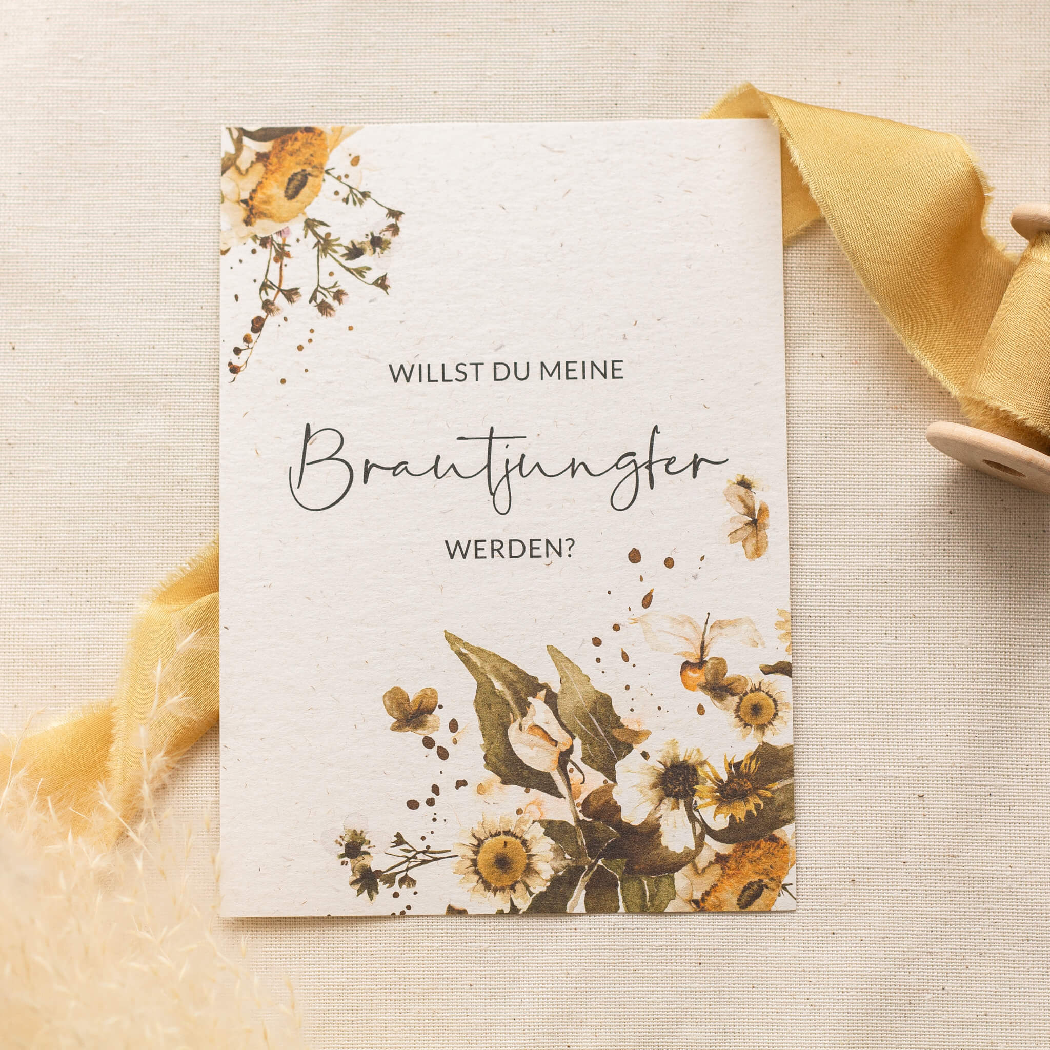 Brautjungfer Karte Landliebe - Siegel Boutique Mestharm