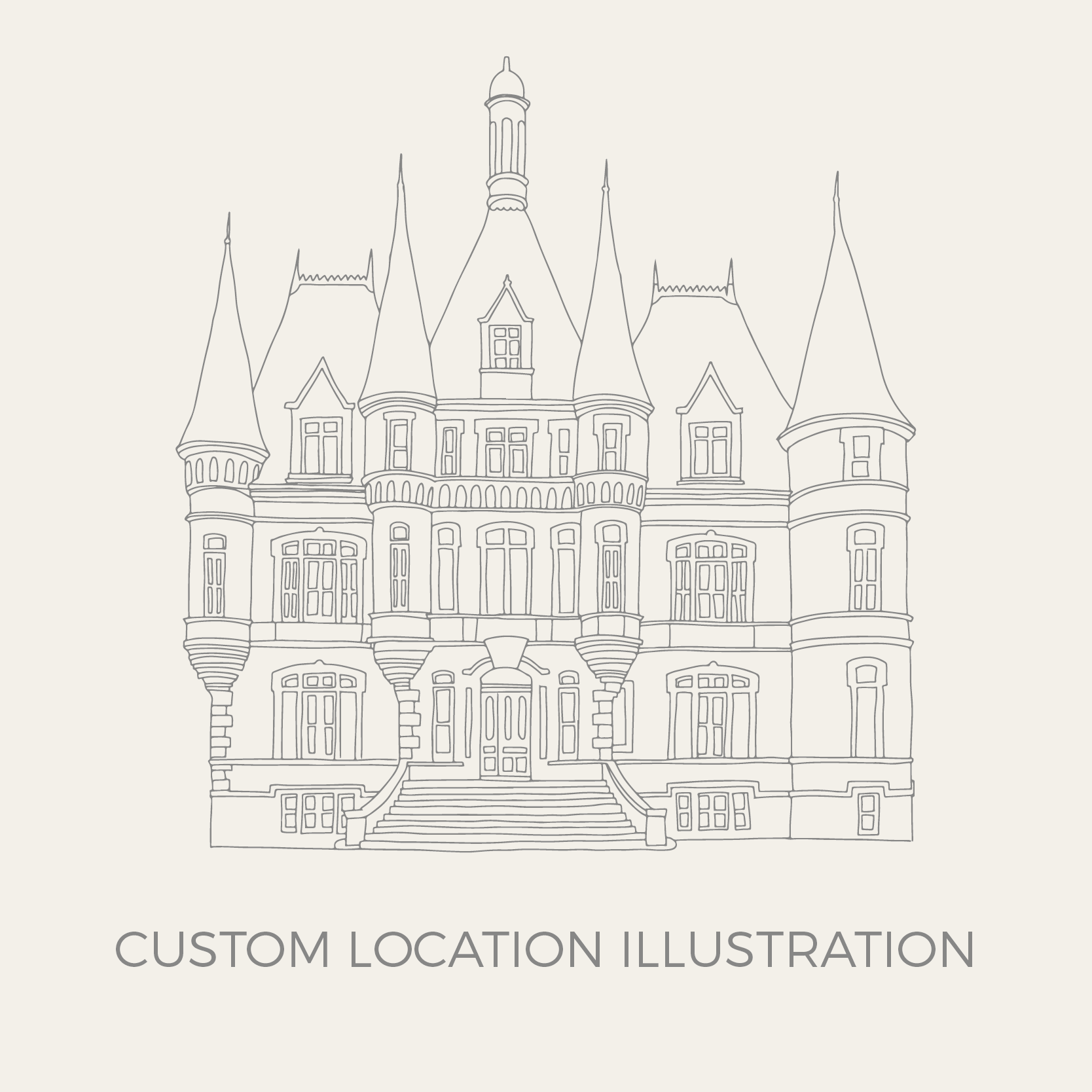 Custom Location Illustration - Siegel Boutique Mestharm