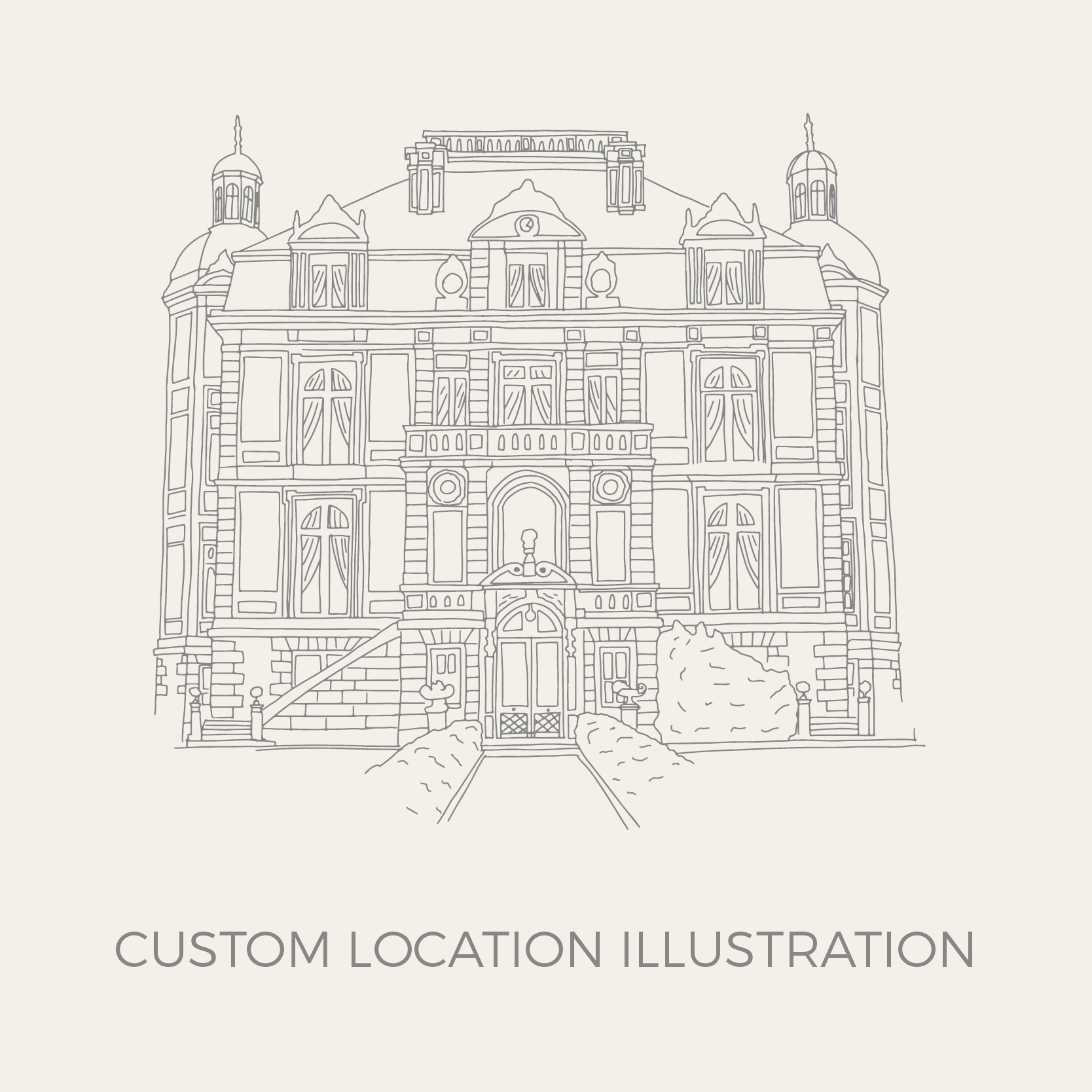 Custom Location Illustration - Siegel Boutique Mestharm