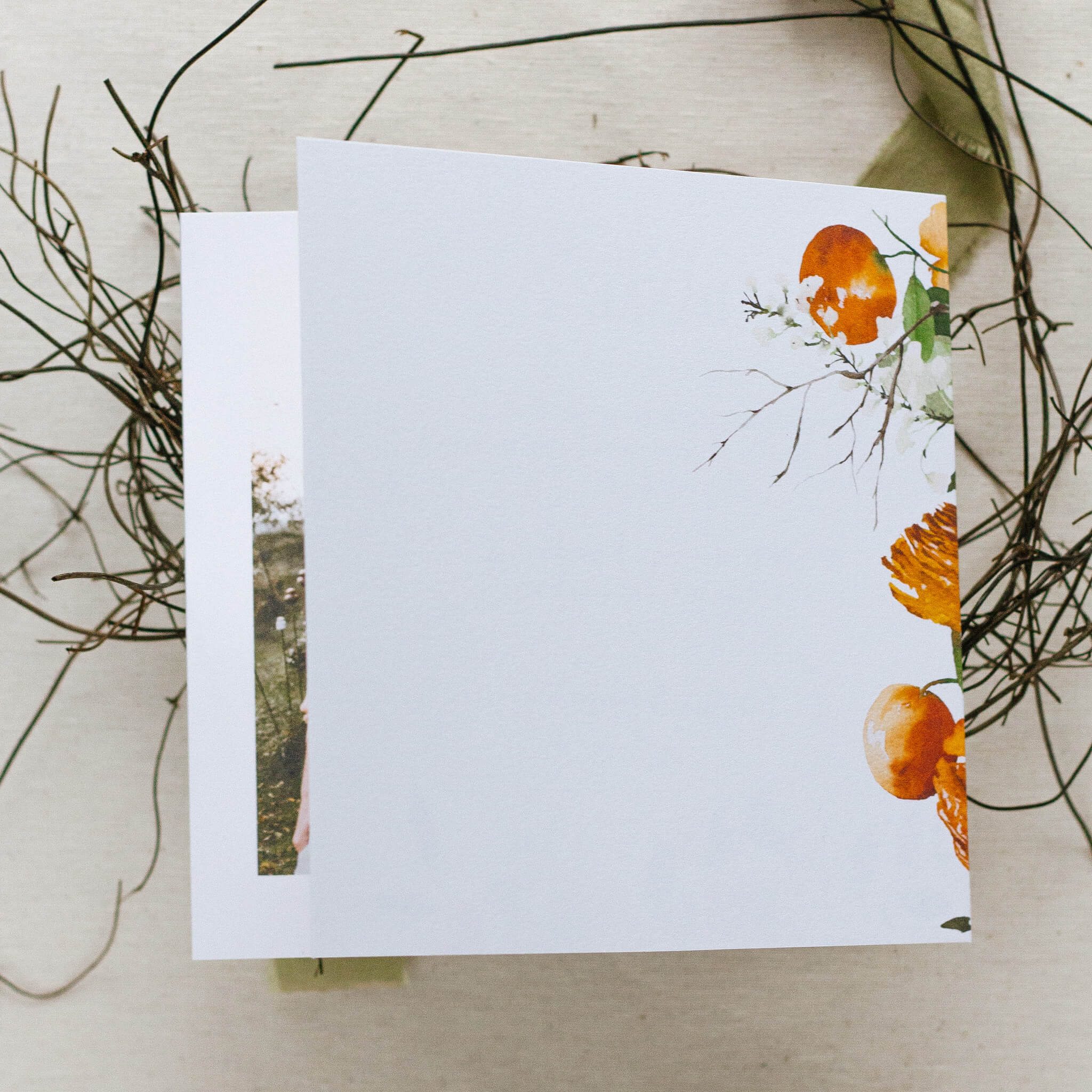 Dankkarte Mediterrane Hochzeit - Siegel Boutique Mestharm