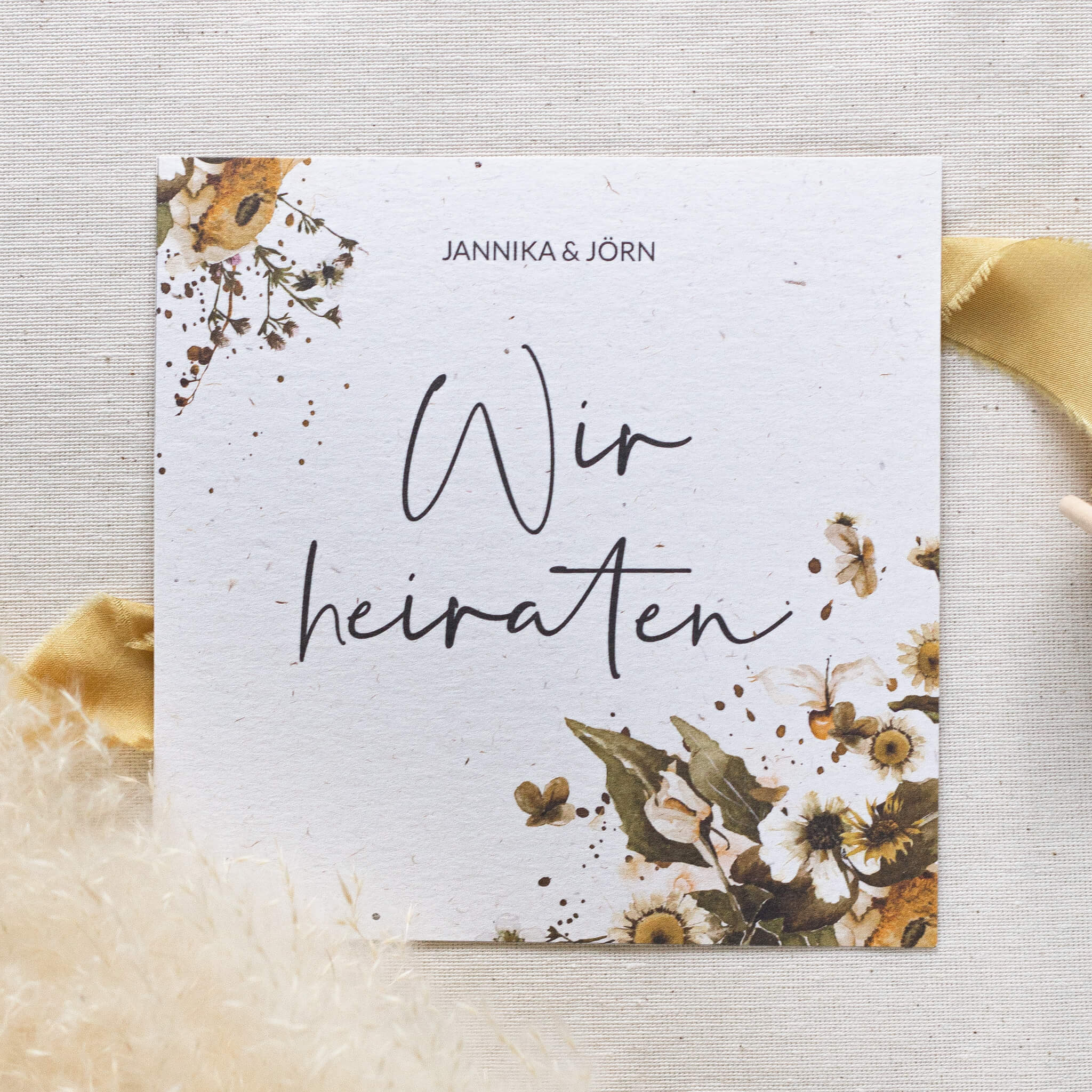 Einladung Landliebe Hochzeit - Siegel Boutique Mestharm