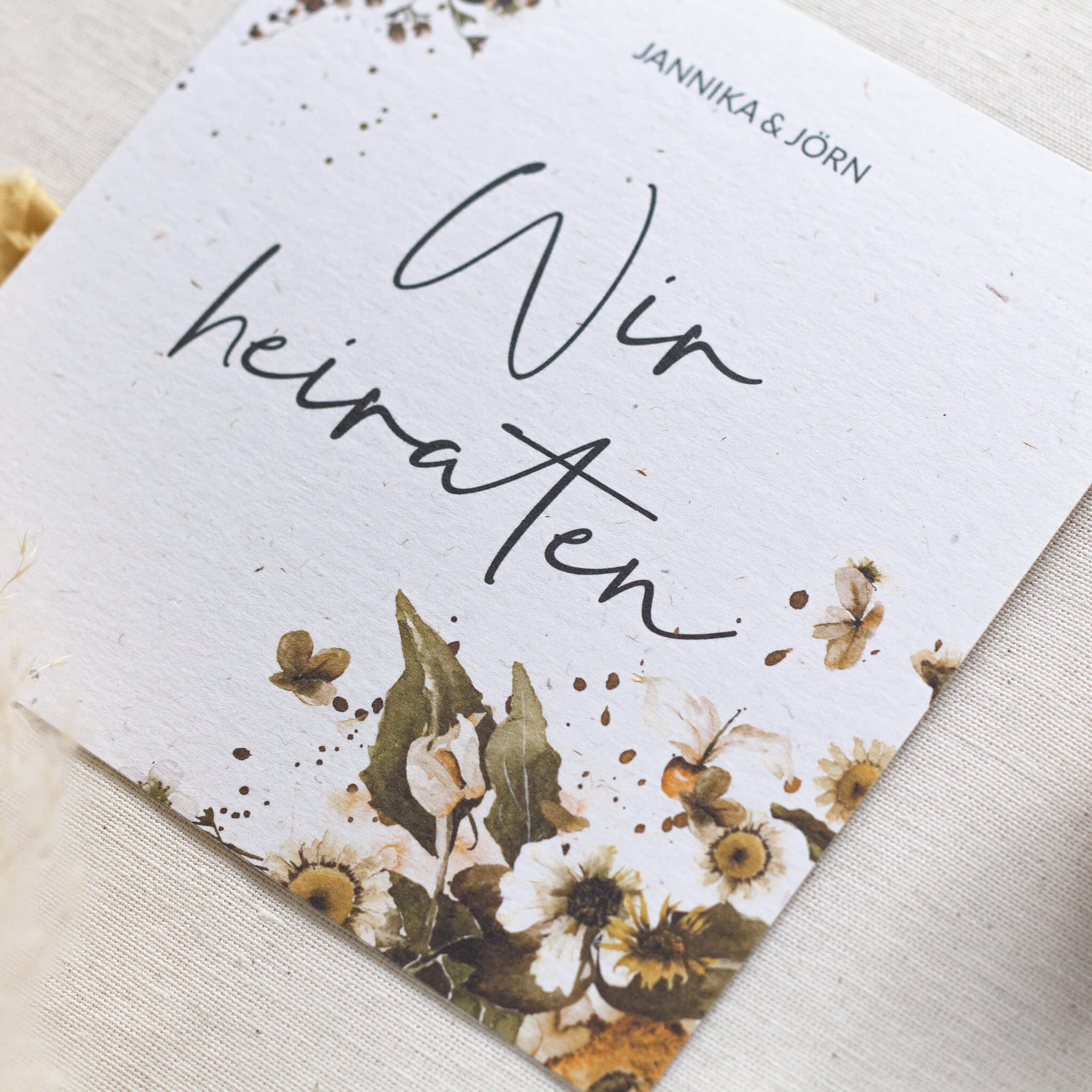 Einladung Landliebe Hochzeit - Siegel Boutique Mestharm