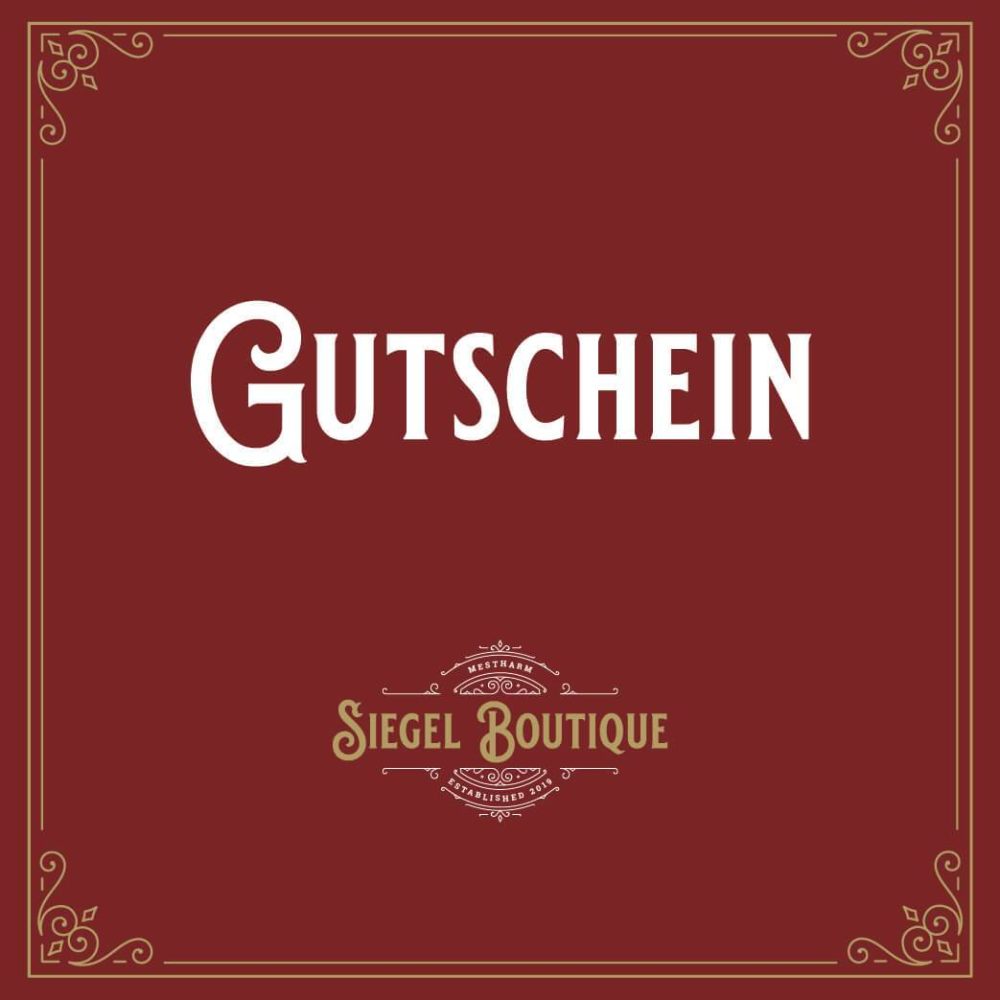 Geschenkgutschein - Siegel Boutique Mestharm