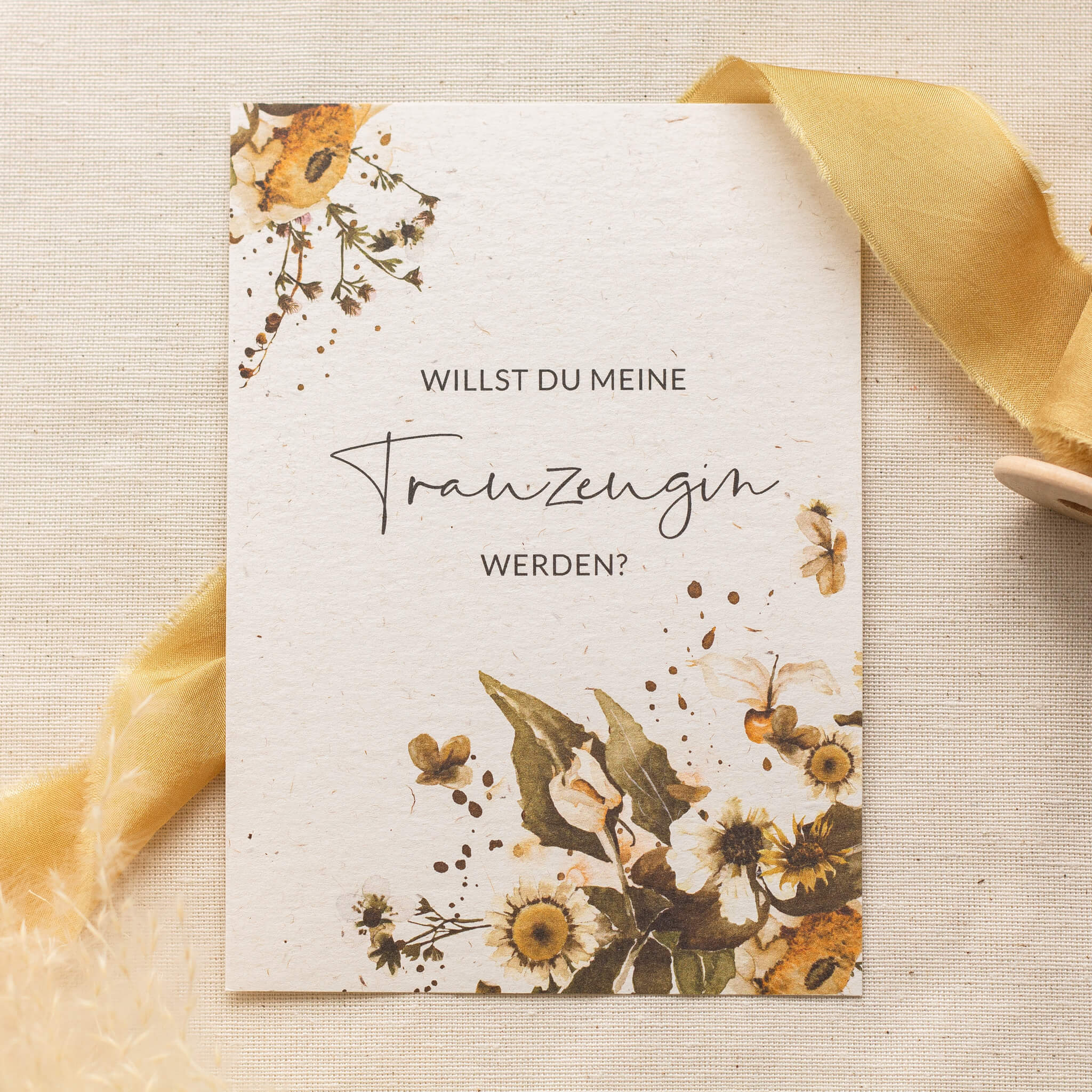 Landliebe Trauzeugin Karte - Siegel Boutique Mestharm