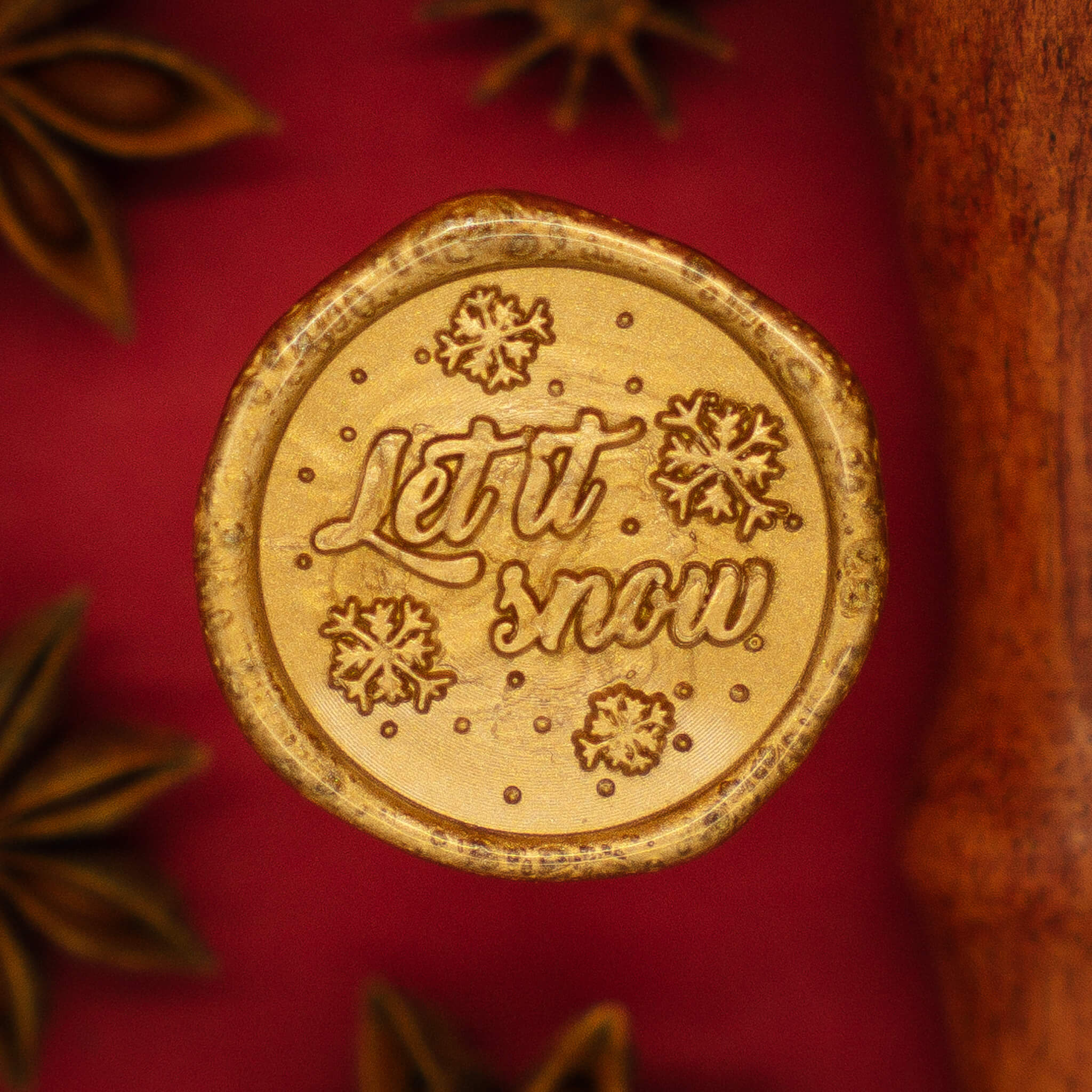 Let it snow Siegelaufkleber - Siegel Boutique Mestharm