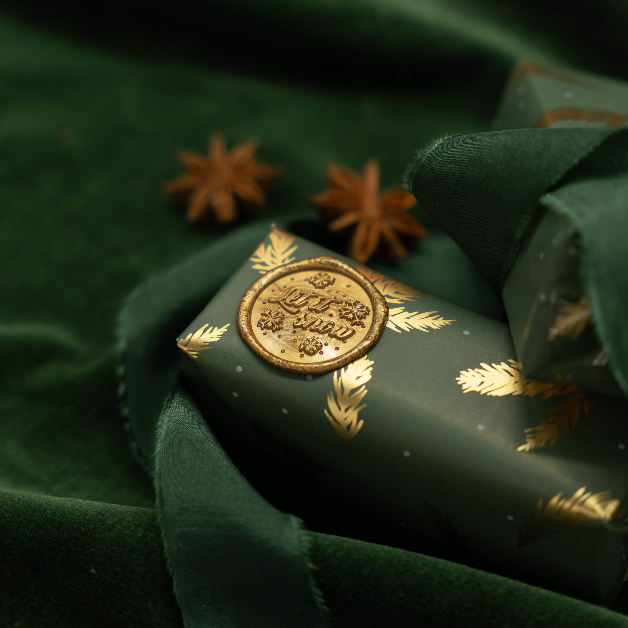 Let it snow Siegelaufkleber - Siegel Boutique Mestharm