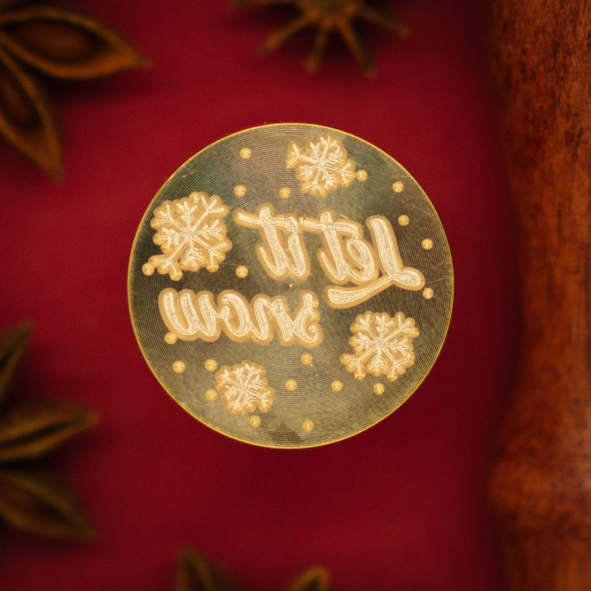 Let it snow Siegel Weihnachten - Siegel Boutique Mestharm