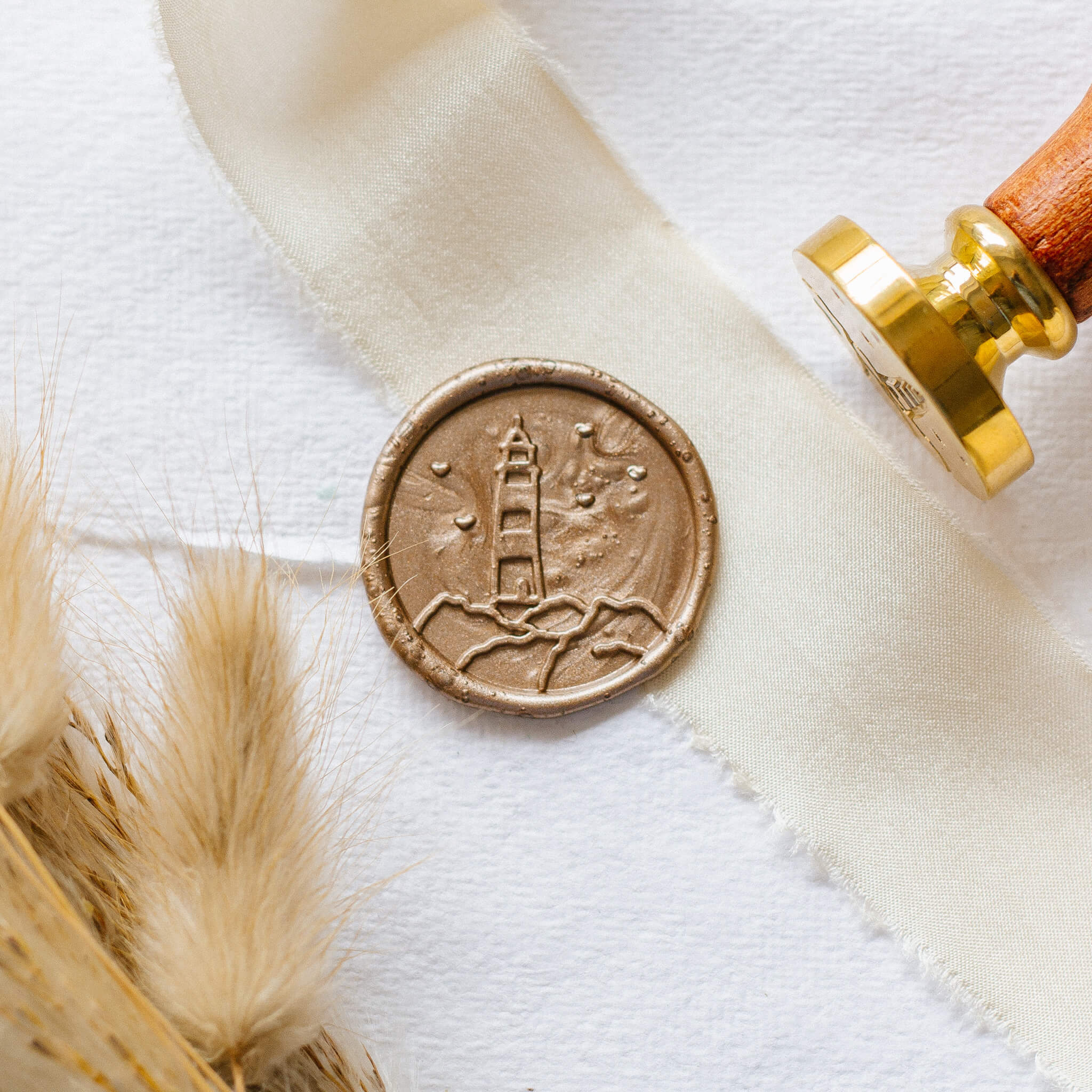 Siegelstempel Leuchtturm