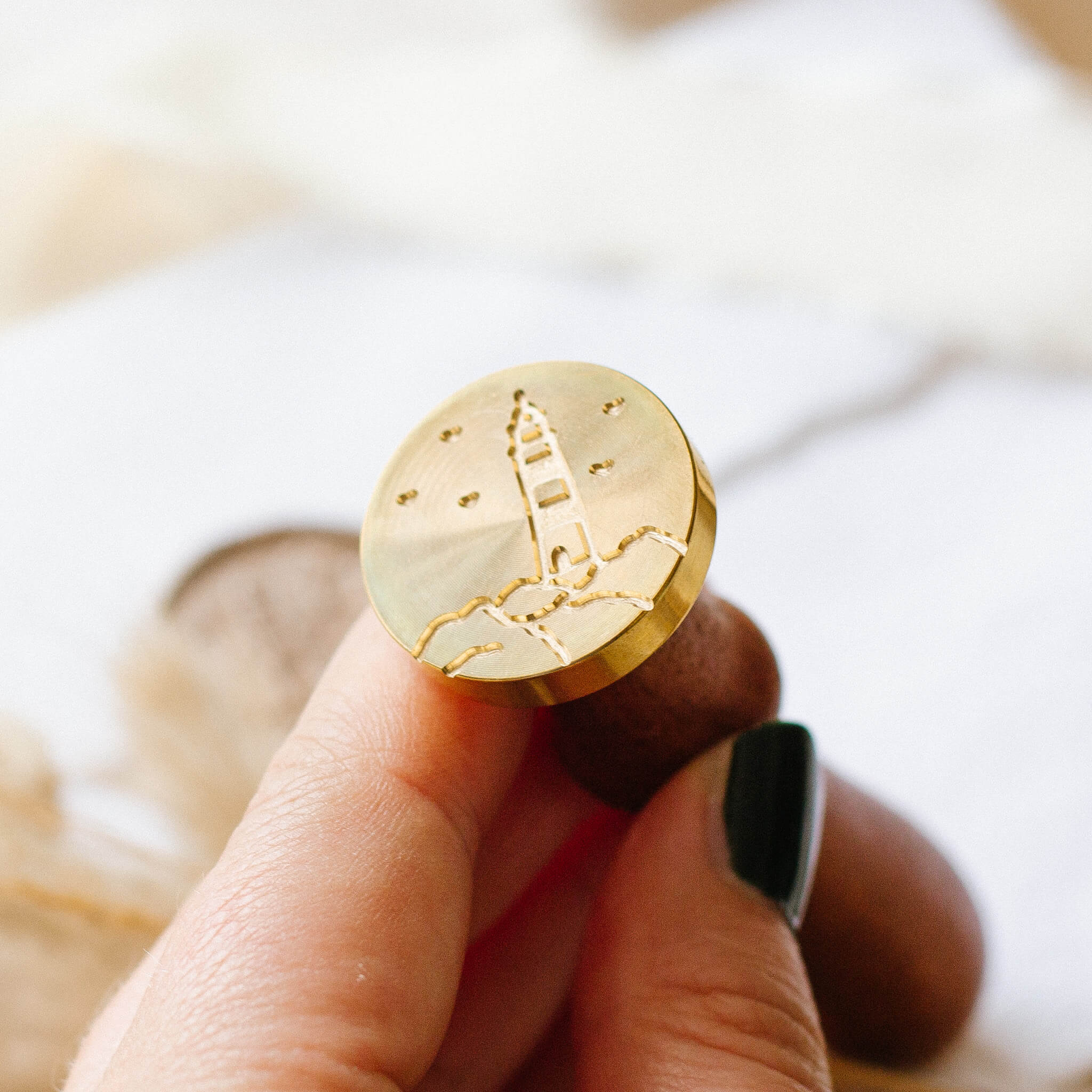 Siegelstempel Leuchtturm