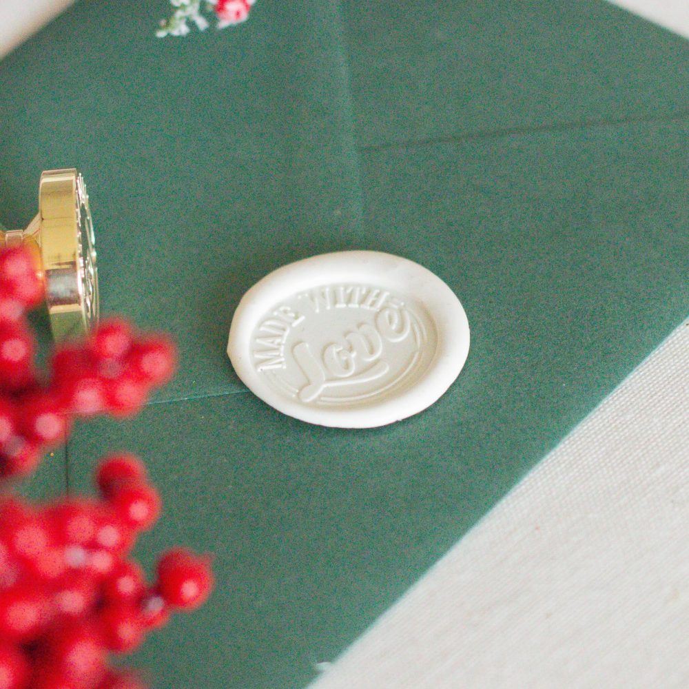 Made with Love Siegelaufkleber - Siegel Boutique Mestharm