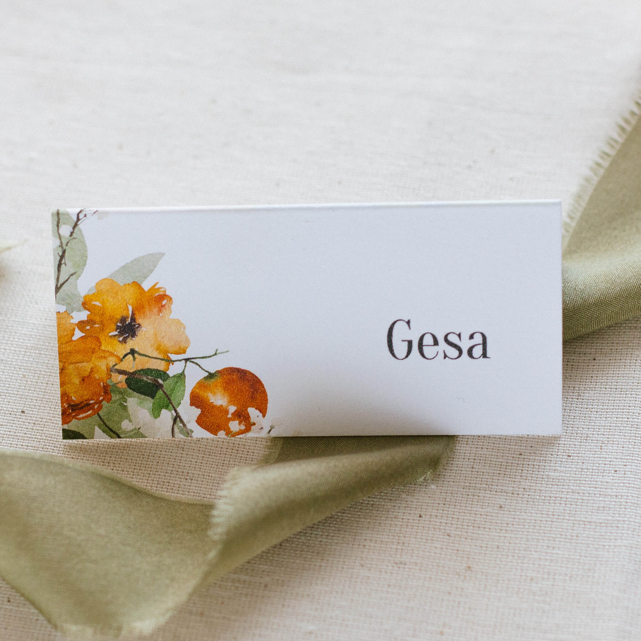 Namenskarten Mediterrane Hochzeit - Siegel Boutique Mestharm