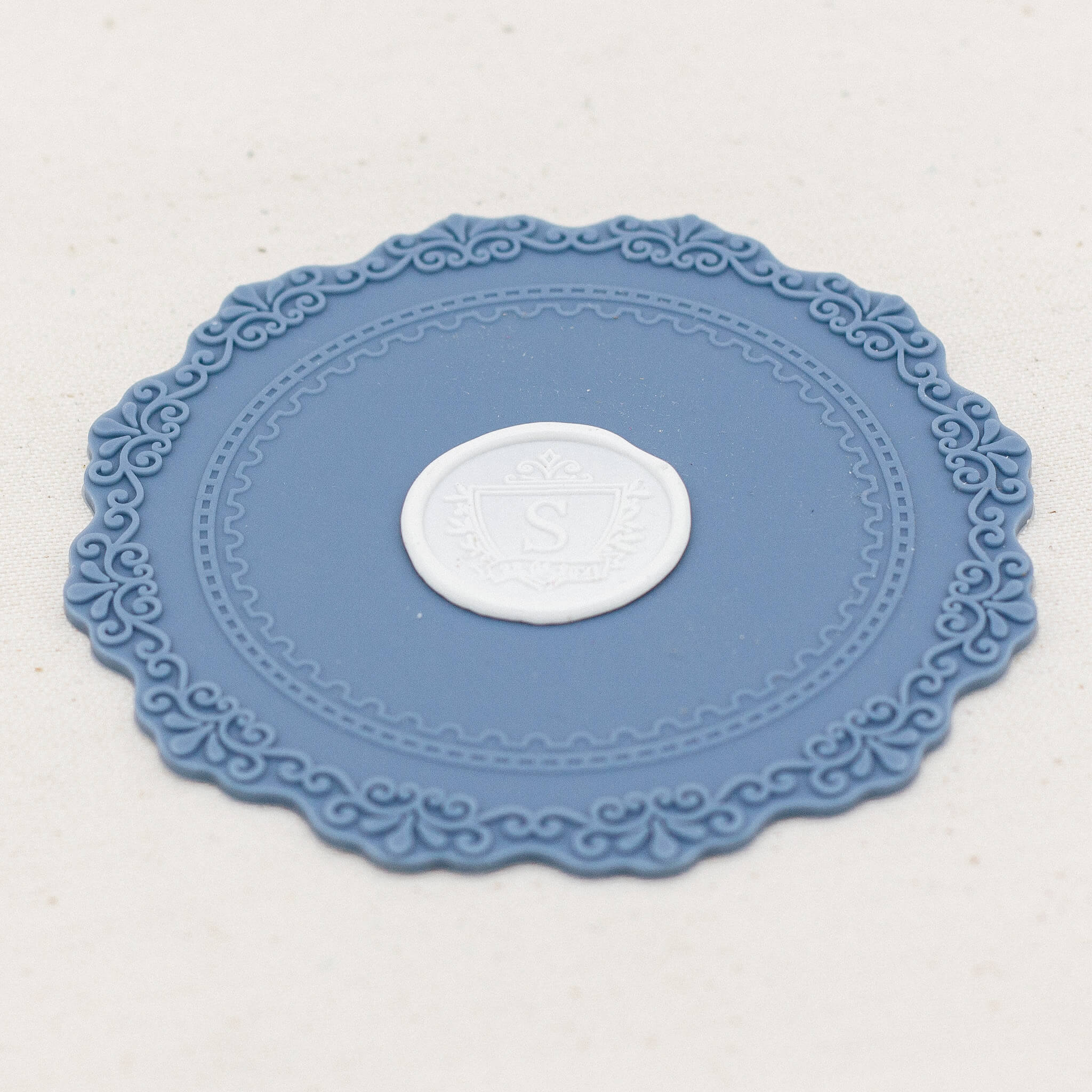 Prägematte Blau - Siegel Boutique Mestharm