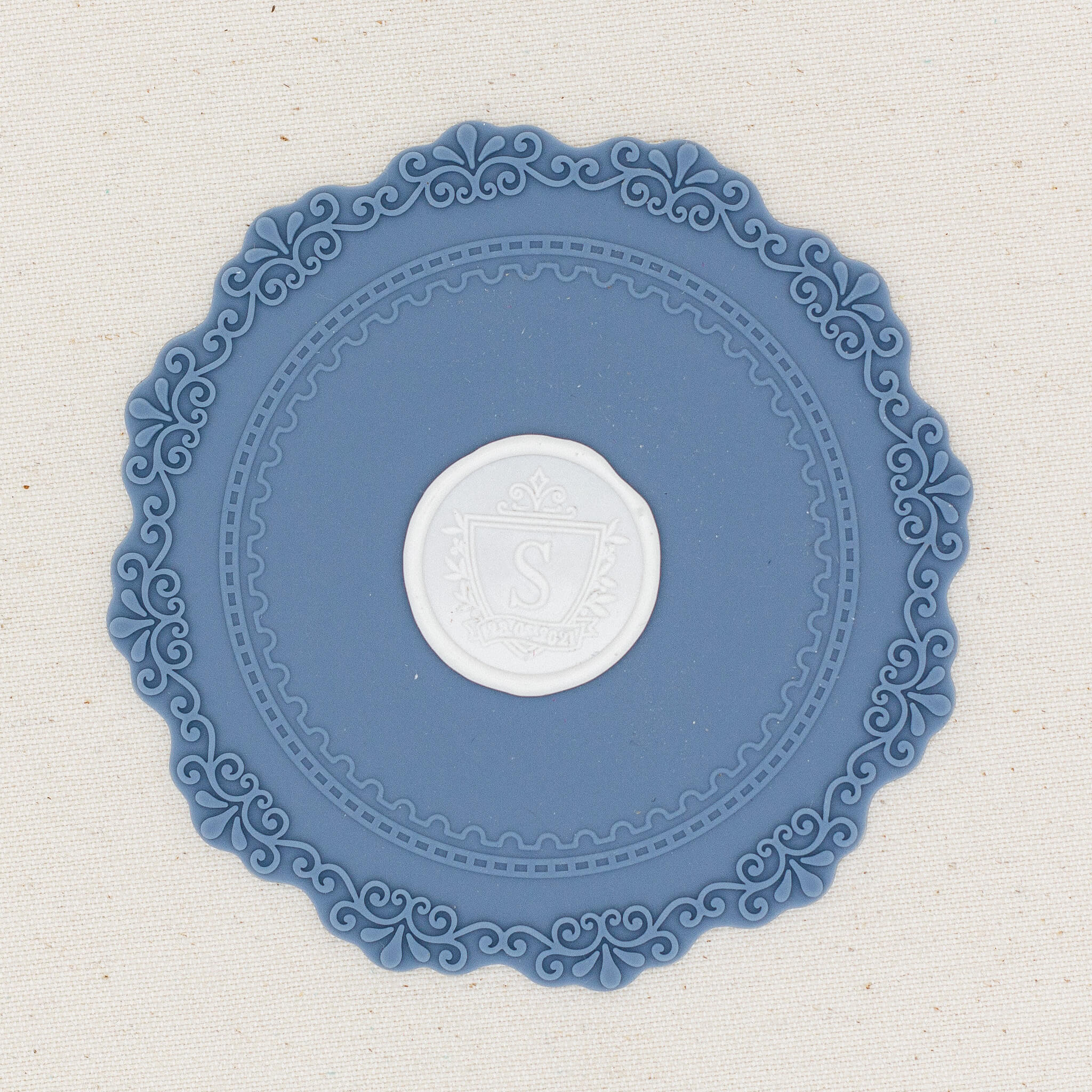 Prägematte Blau - Siegel Boutique Mestharm