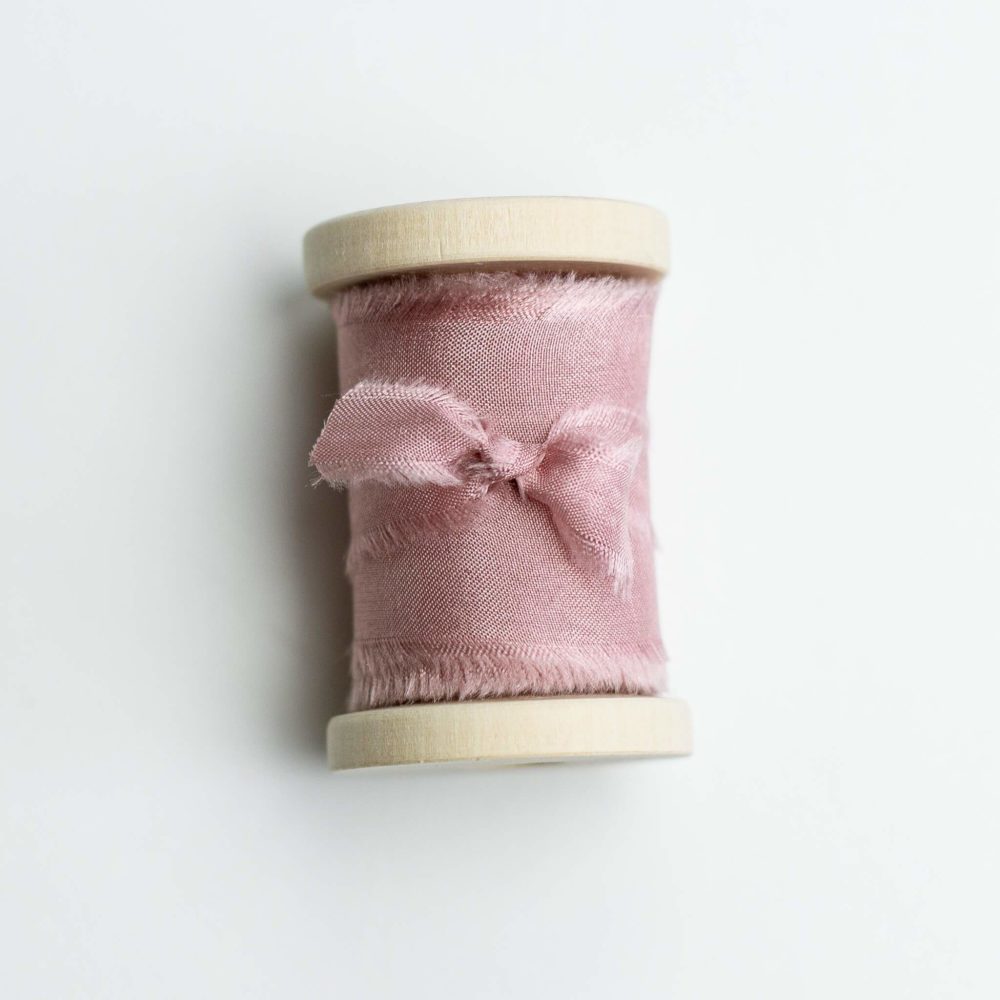 Seidenband Dusty Rose 32mm - Siegel Boutique Mestharm