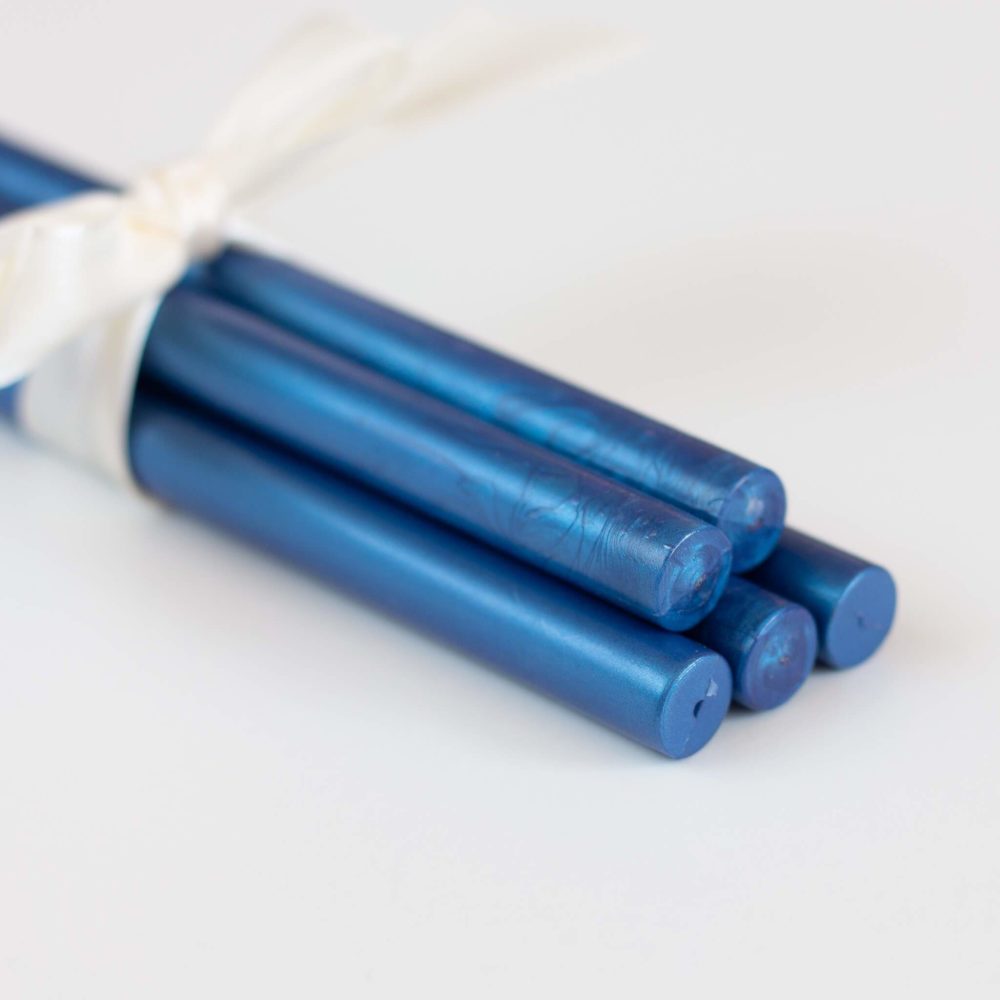 Dunkelblau Perlmutt Siegelwachs - Siegel Boutique Mestharm