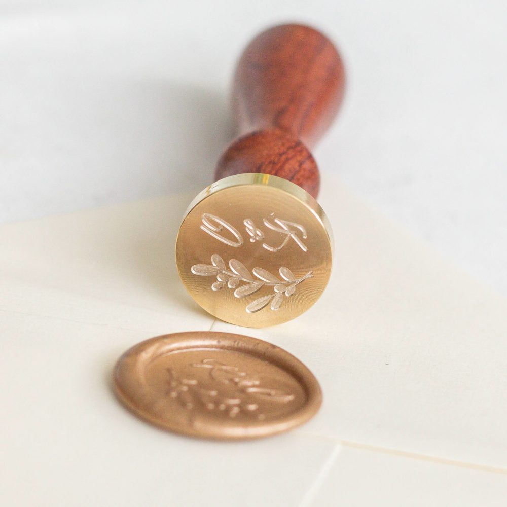 Kalina Initialen Olivenzweig Siegel - Siegel Boutique Mestharm