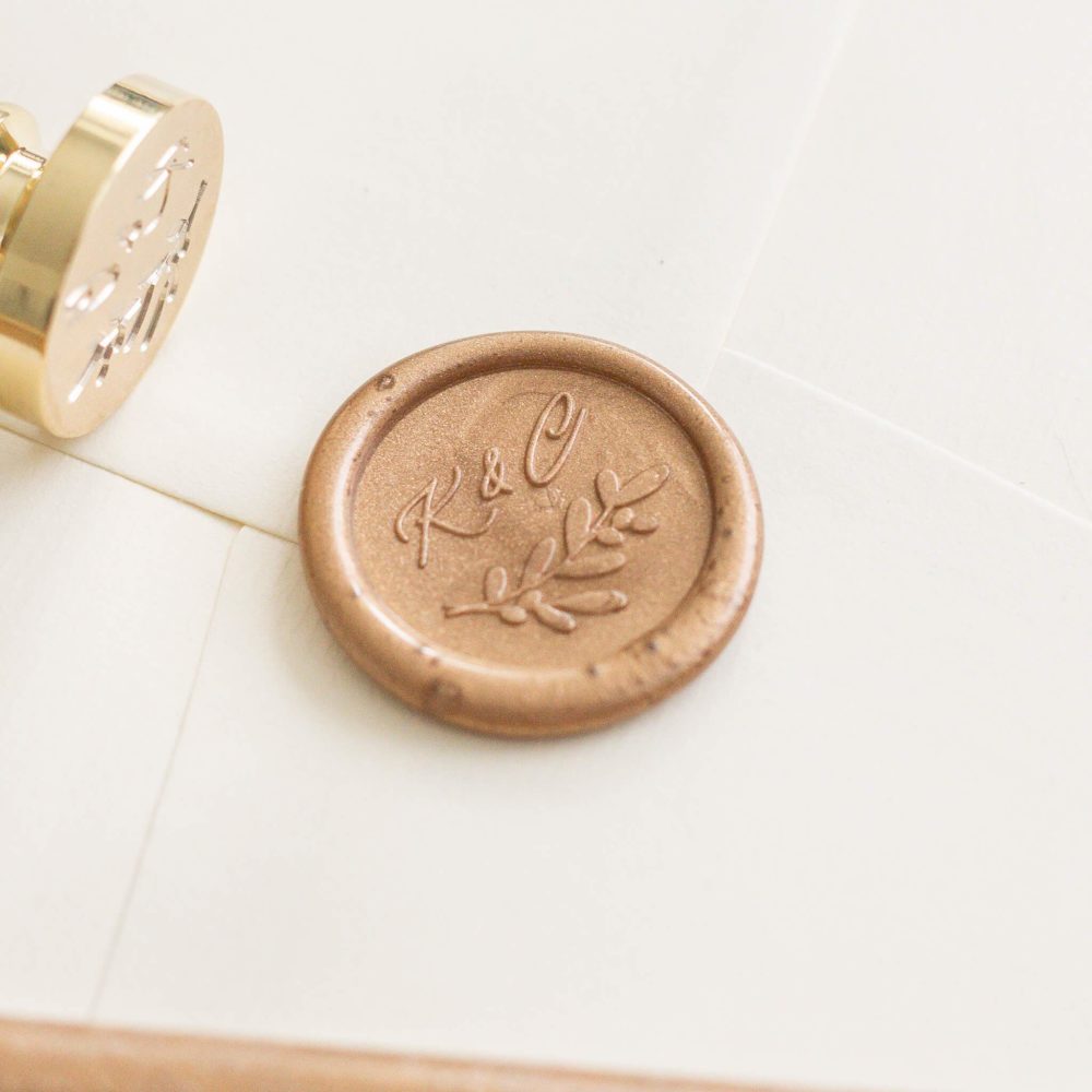 Kalina Initialen Olivenzweig Siegel - Siegel Boutique Mestharm