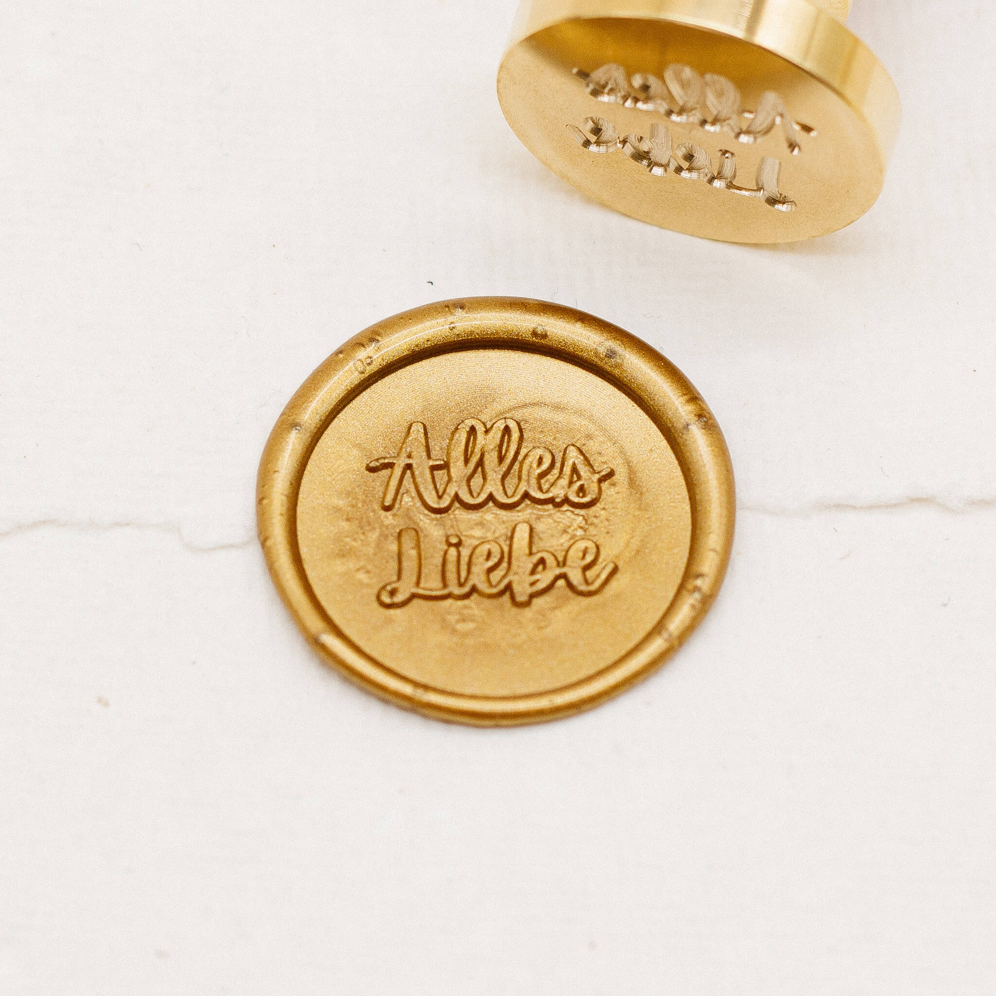 Alles Liebe Schreibschrift Siegel - Siegel Boutique Mestharm