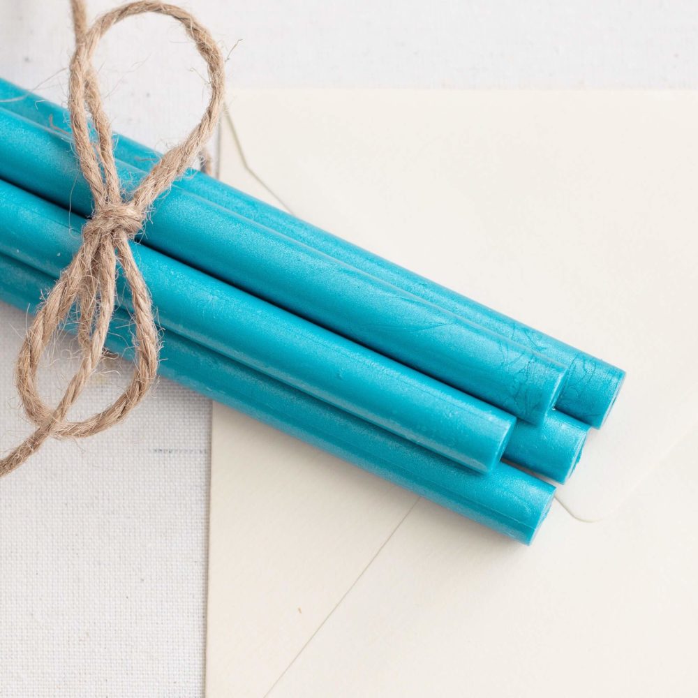 Aqua Perlmutt Siegelwachs - Siegel Boutique Mestharm