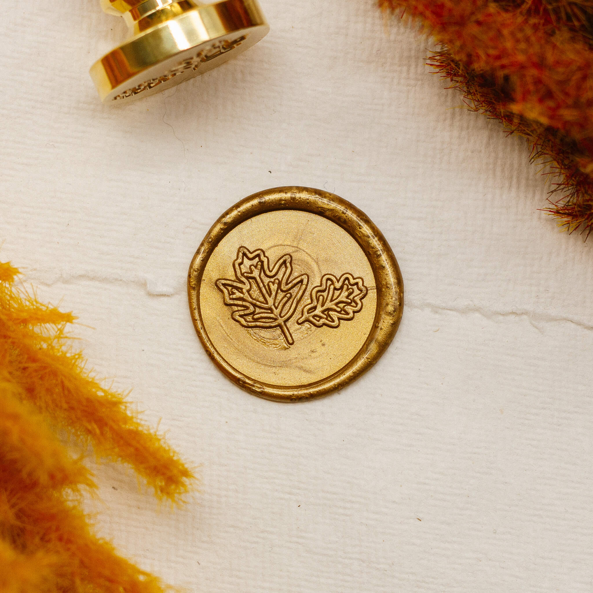 Blätter Siegel Herbst - Siegel Boutique Mestharm