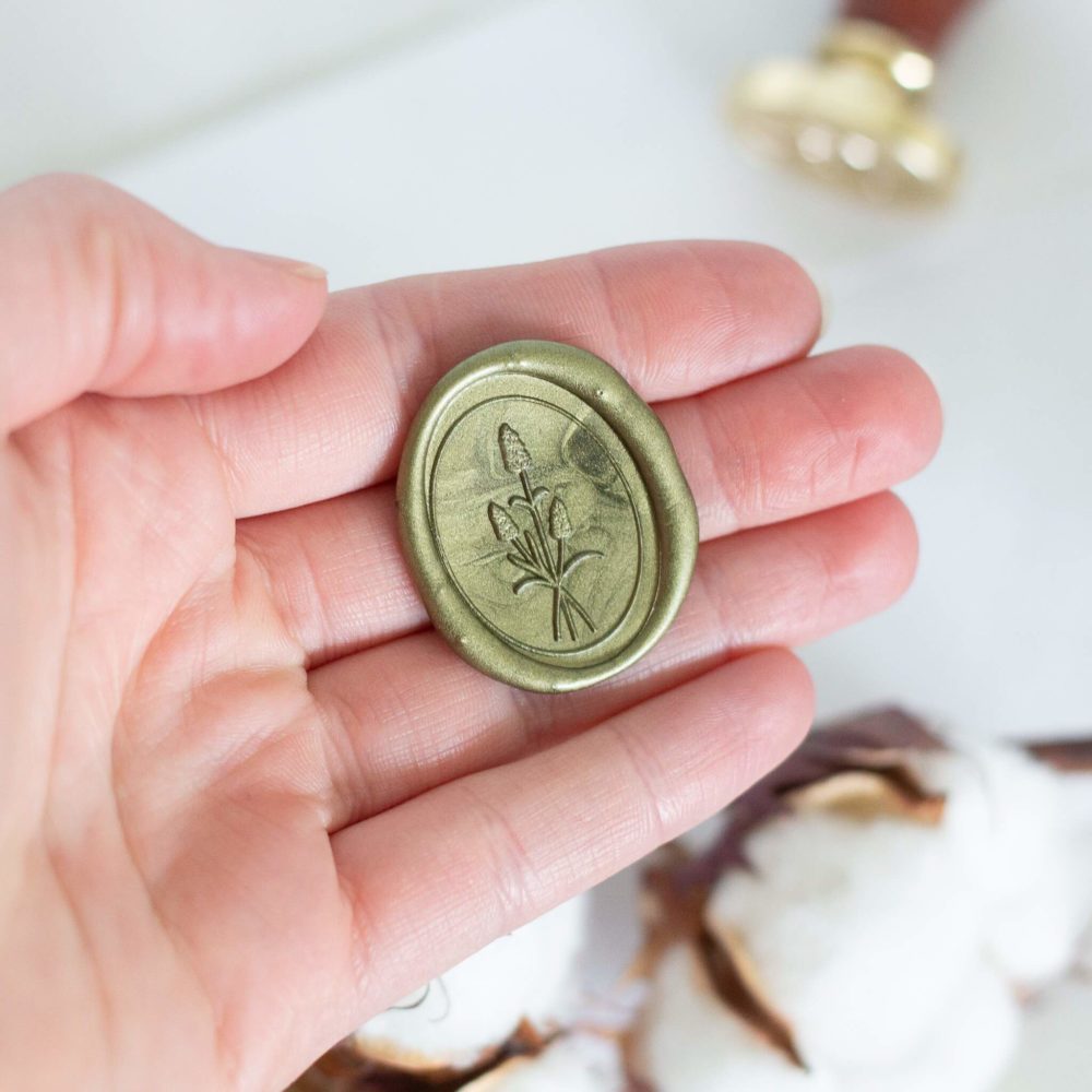 Flieder Siegel oval - Siegel Boutique Mestharm