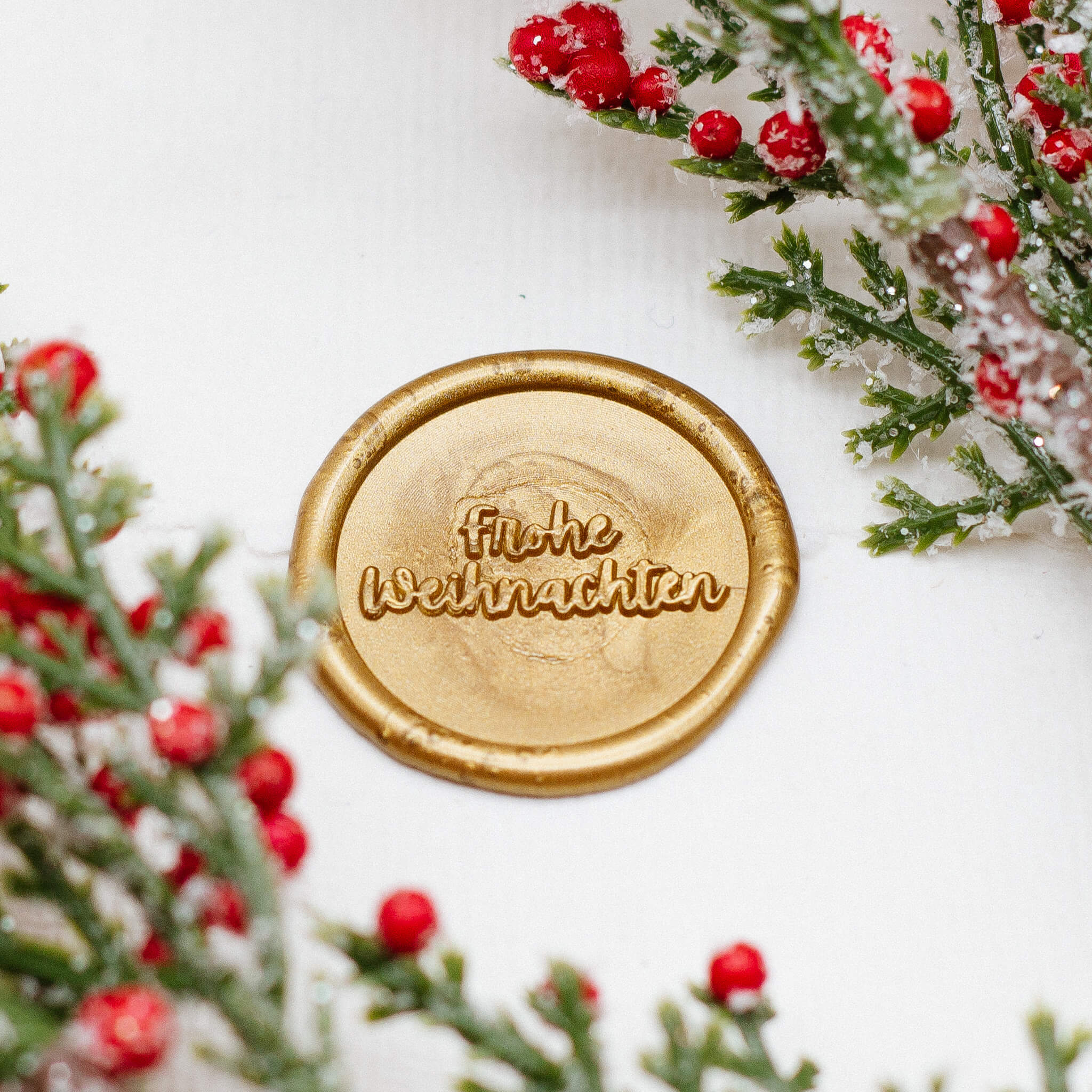 Frohe Weihnachten Schreibschrift Siegel - Siegel Boutique Mestharm