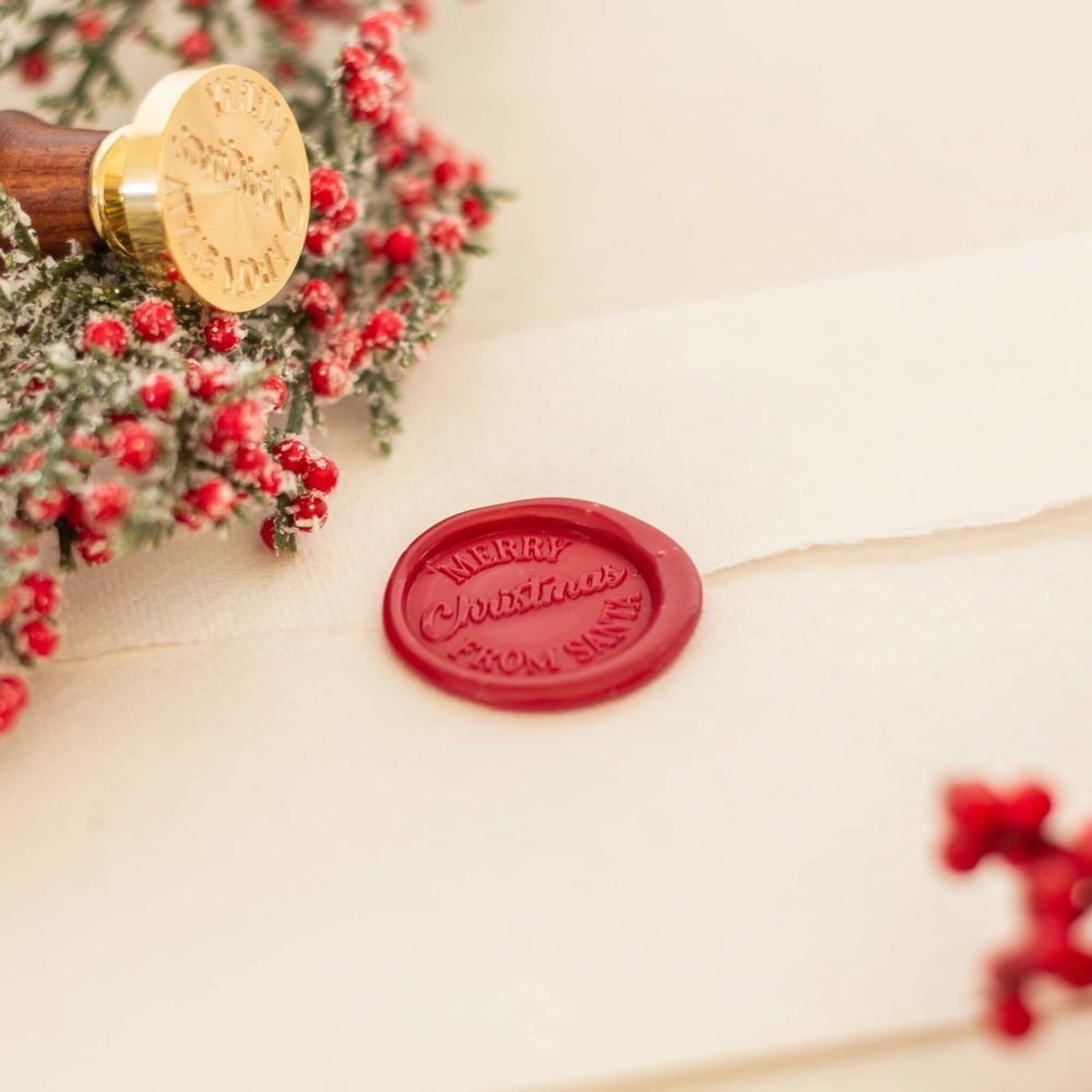 Merry Christmas from Santa Weihnachten Siegel - Siegel Boutique Mestharm