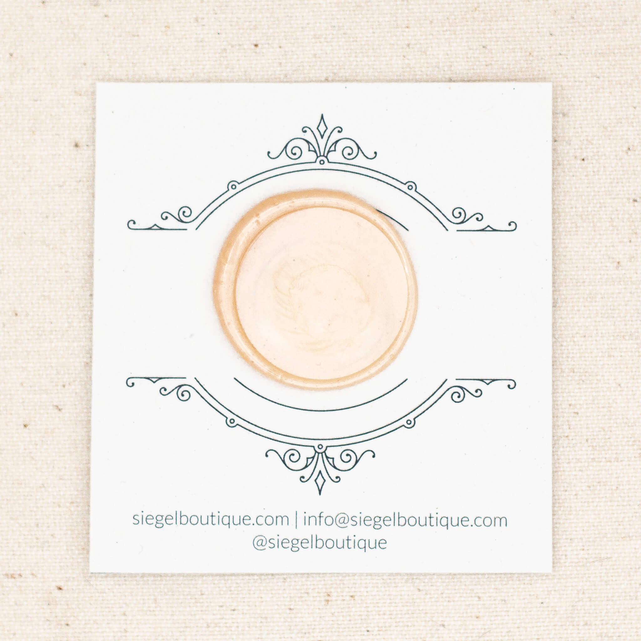 Peach Perl Wachs Perlen - Siegel Boutique Mestharm Muster