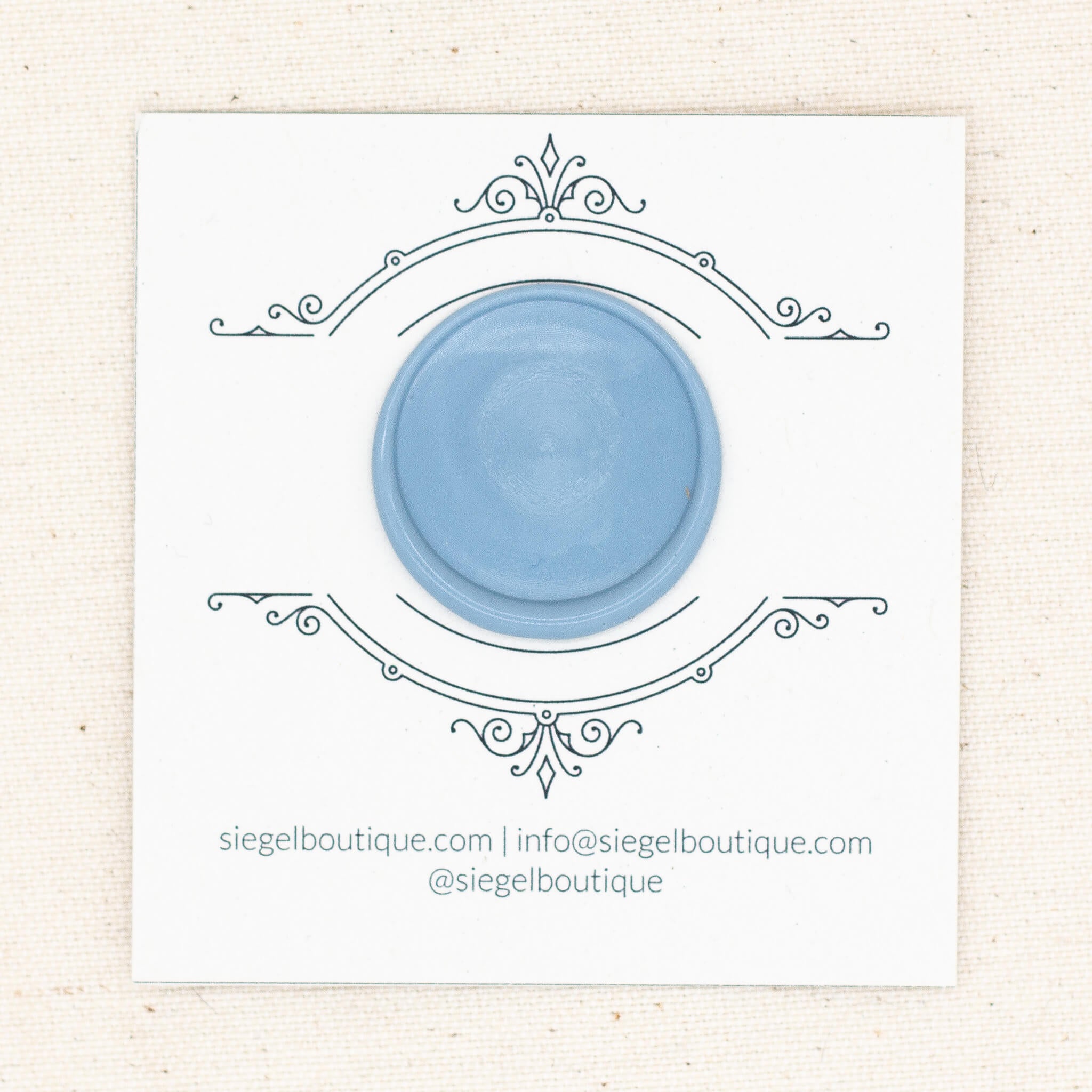 Siegelwachs Taubenblau - Siegel Boutique Mestharm Muster