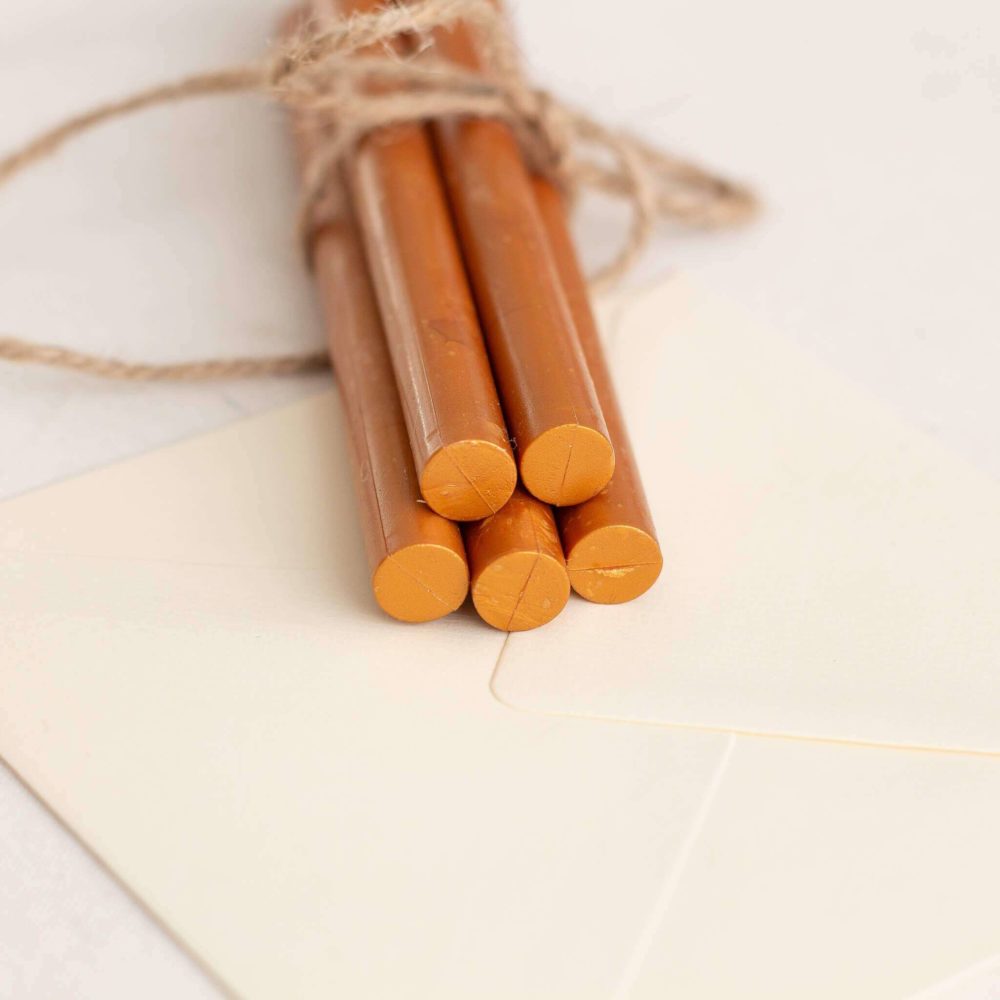 Warmgold Siegelwachs - Siegel Boutique Mestharm Stangen