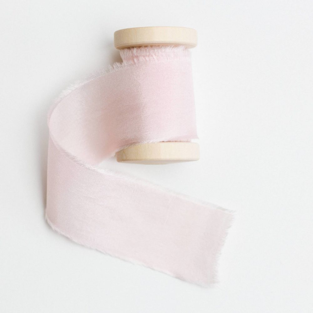 Seidenband Blush Rose 32mm - Siegel Boutique Mestharm