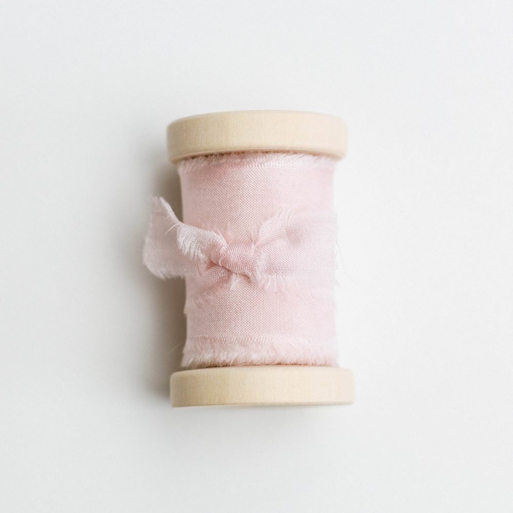 Seidenband Blush Rose 32mm - Siegel Boutique Mestharm
