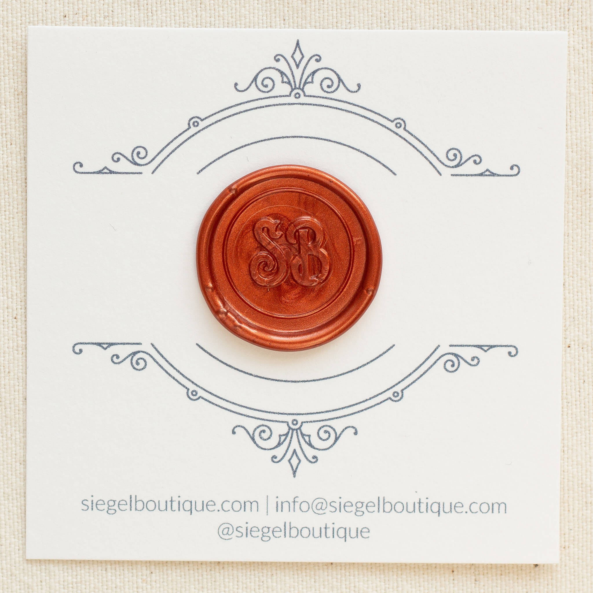 Siegelwachs Terracotta Metallic