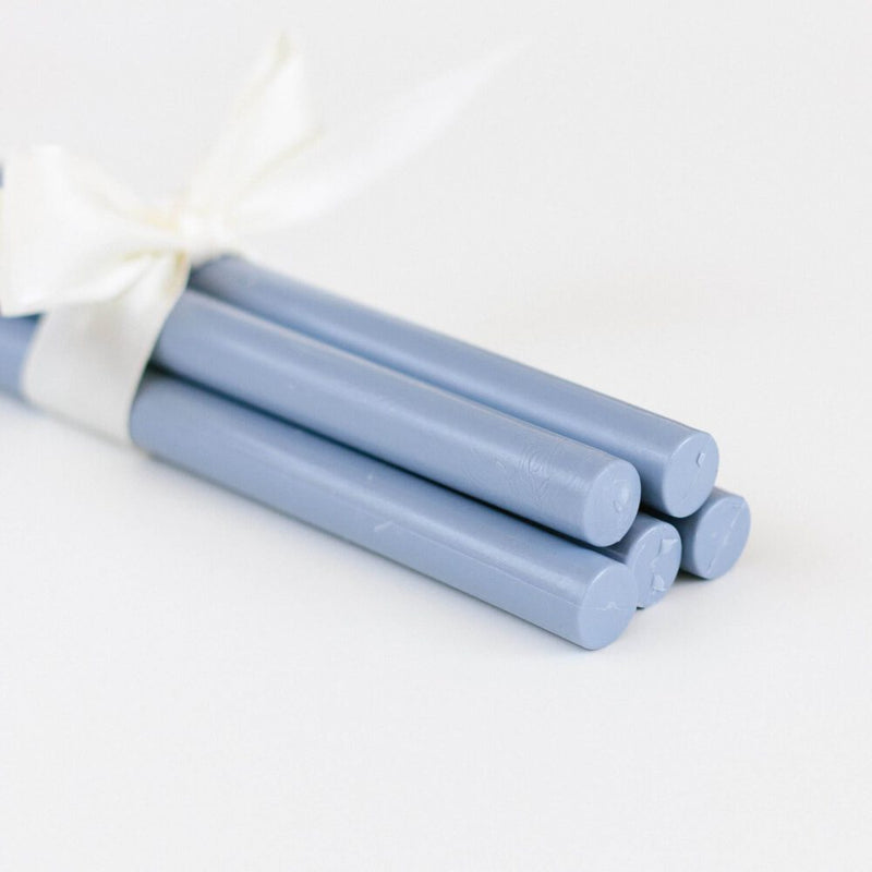 Taubenblau Siegelwachs - Siegel Boutique Mestharm Stangen