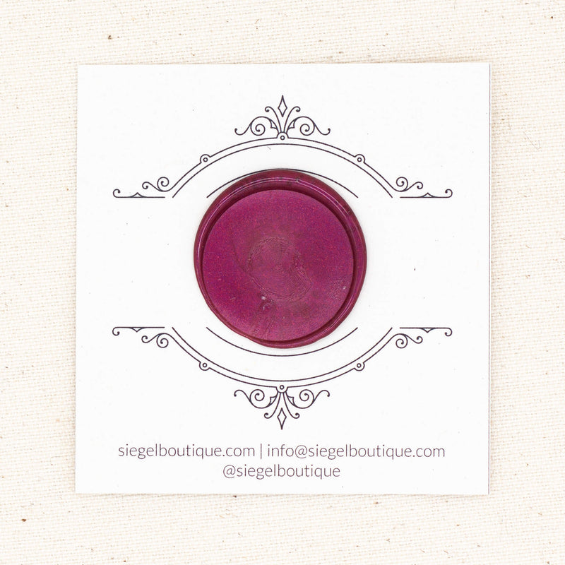 Fuchsia Metallic Wachs Perlen