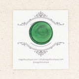 Grün Metallic Wachs Perlen