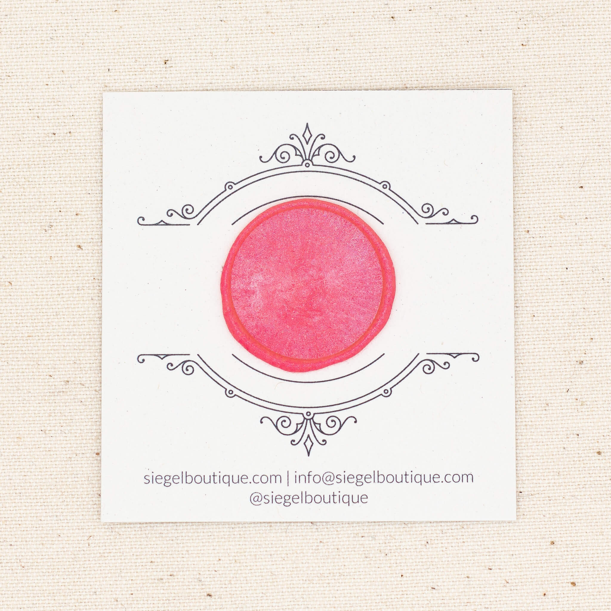 Pink Perlmutt Wachs Perlen - Siegel Boutique Mestharm Muster