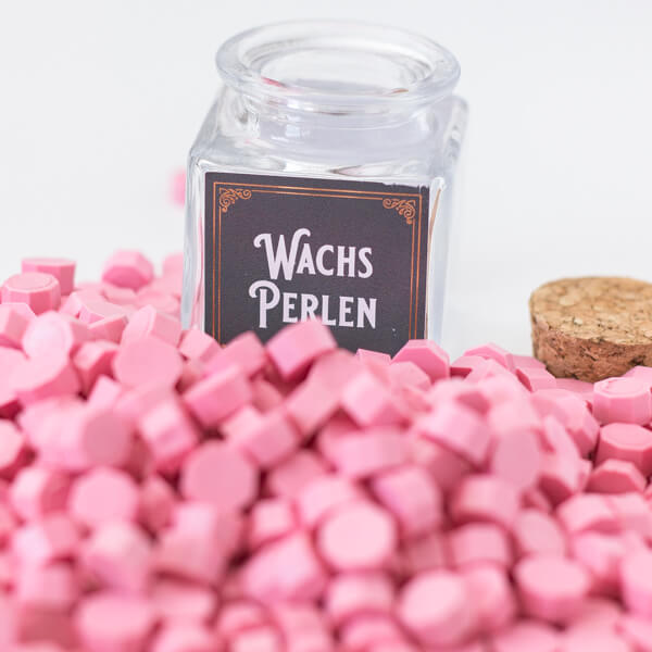 Rosa Wachs Perlen - Siegel Boutique Mestharm