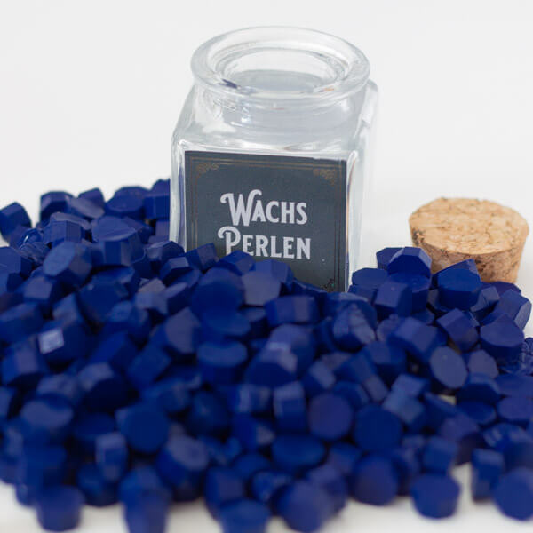 Royal Blau Wachs Perlen - Siegel Boutique Mestharm