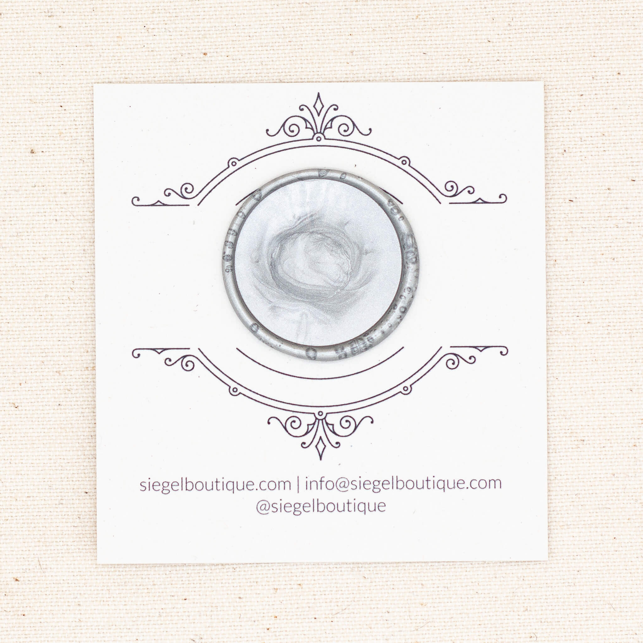Silber Wachs Perlen - Siegel Boutique Mestharm Muster