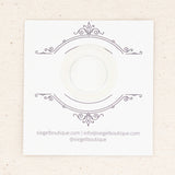 Weiß Transparent Wachs Perlen - Siegel Boutique Mestharm Muster
